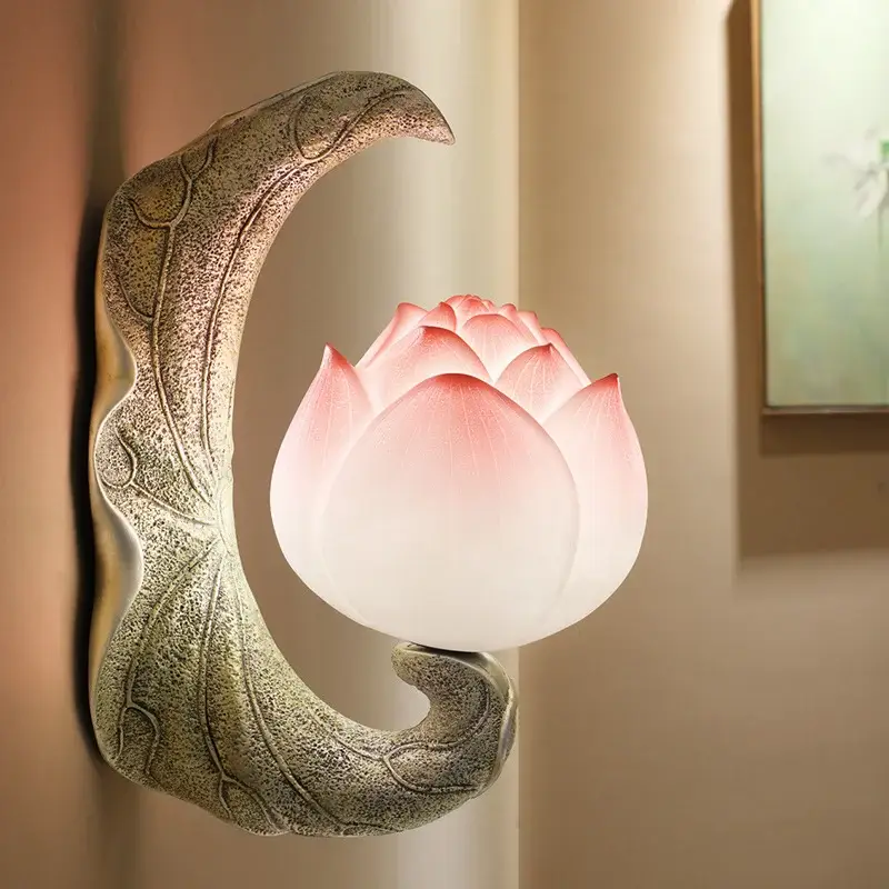 Lotus-shaped led wall light Certifié