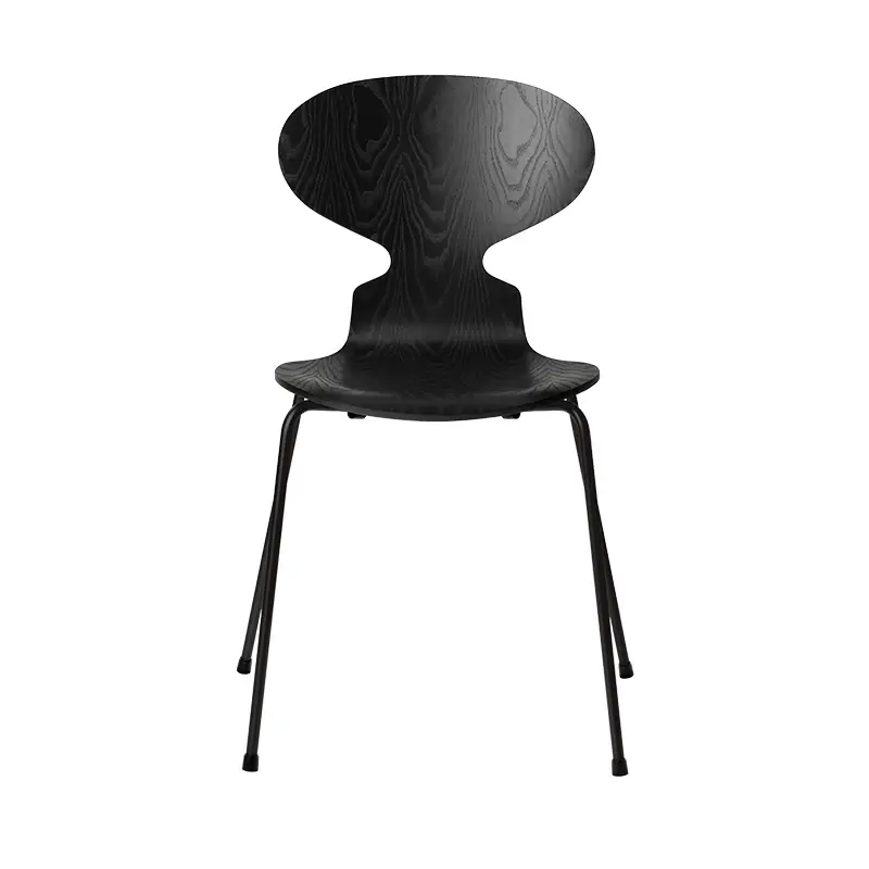 Usine Directe Dining Chair FOURMI 4 FEET Ash stained BlackFRITZ HANSEN