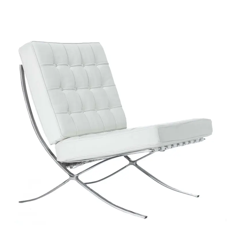 Easy chair BARCELONA WhiteKNOLL Prix Promo