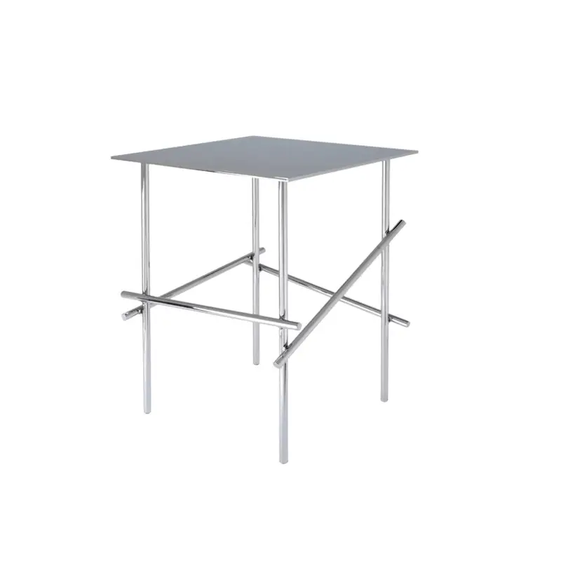 Nouvel Arrivage Table d&rsquo;appoint guéridon SHANGHAI TIP PM ChromeMOROSO