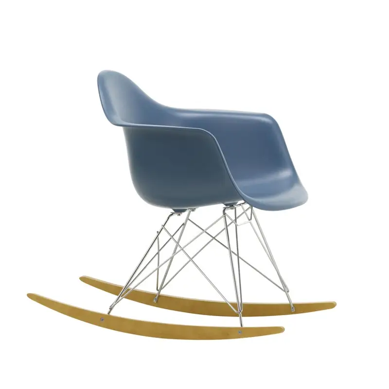 Fauteuil EAMES PLASTIC ARMCHAIR RAR Bleu de mer REVITRA Authentique
