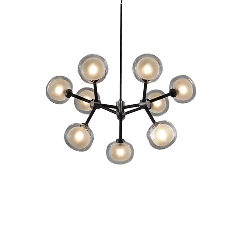 Prix Réduit Suspension NABILA 552.19 Chrome noir / verre fuméTOOY