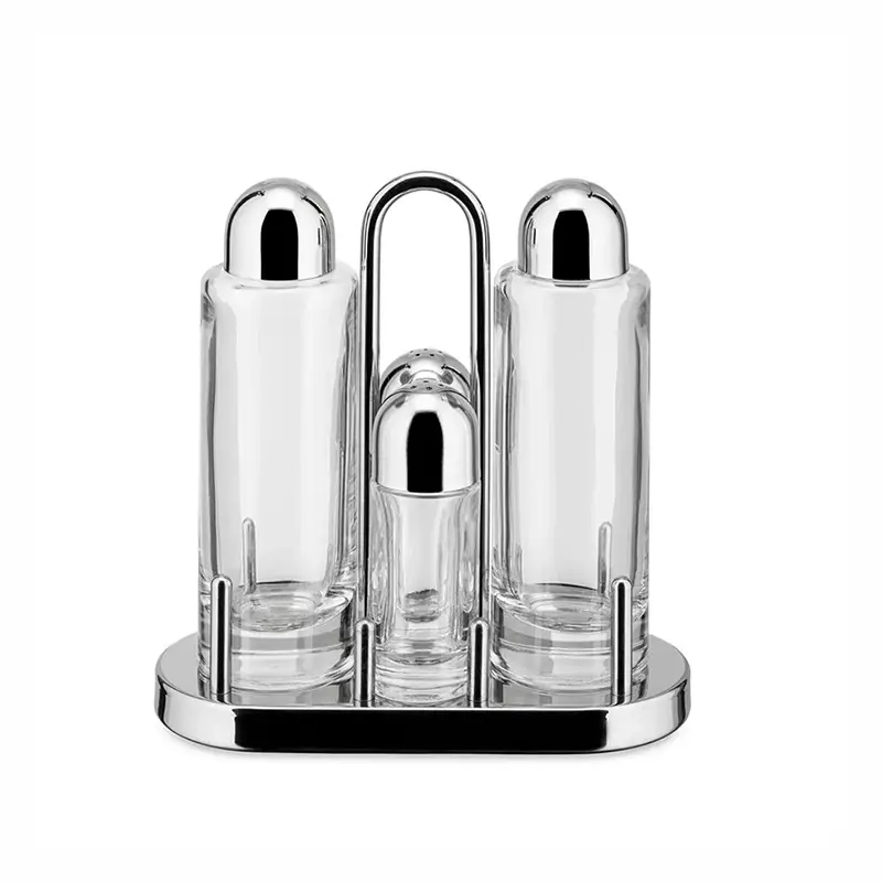 Must-Have Accessoire de cuisine Service Huile, vinaigre, sel et poivre 5070 InoxALESSI