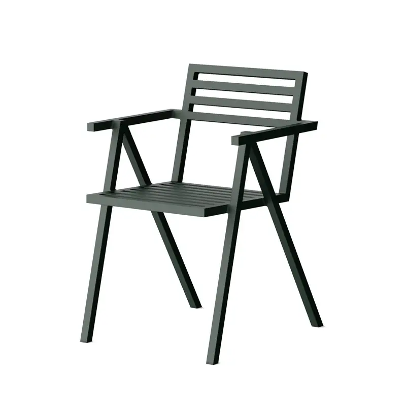 Outdoor Chair and Small Lounge Chair Stacking chair with armrests 19 OUTDOORS GreenNINE Livraison Express