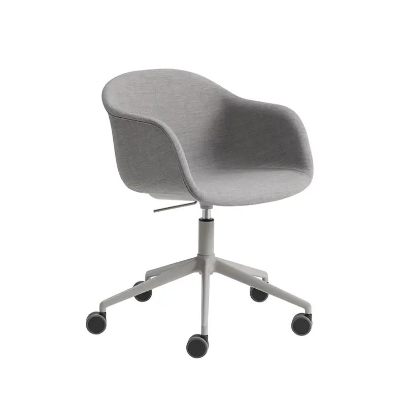Dernier Modèle Office Chair FIBER ARMCHAIR Legs with castors Grey 133MUUTO