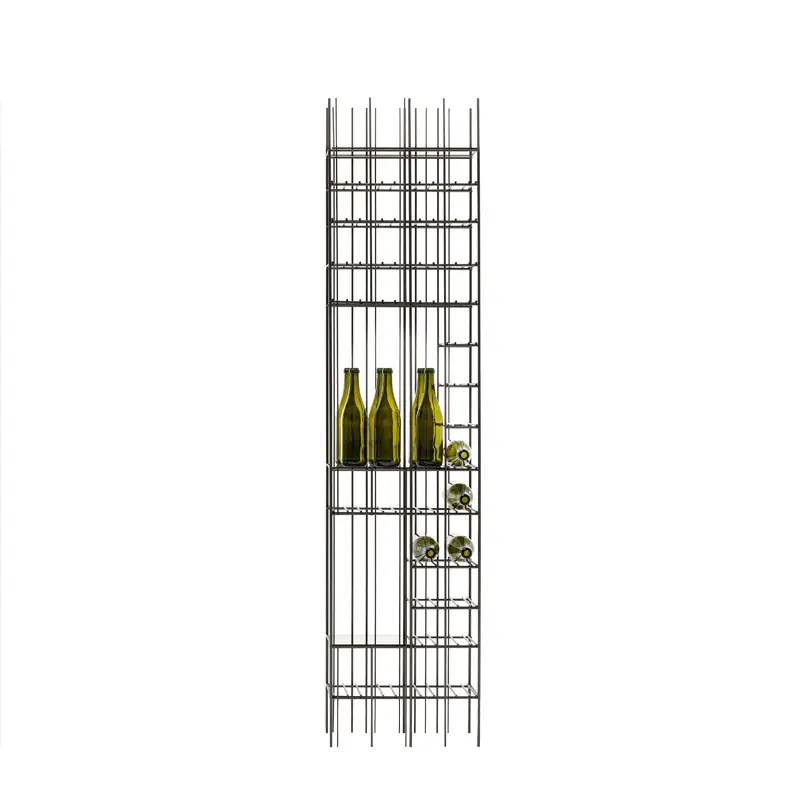 Prix Promo Etagère Porte-bouteilles METRICA C WINE Métal bruni/ verre bronzeMOGG
