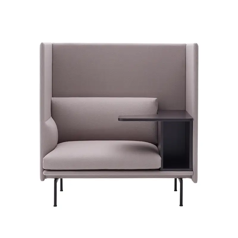 Prix Bas Fauteuil OUTLINE HIGHBACK WORK Rose clair 143MUUTO