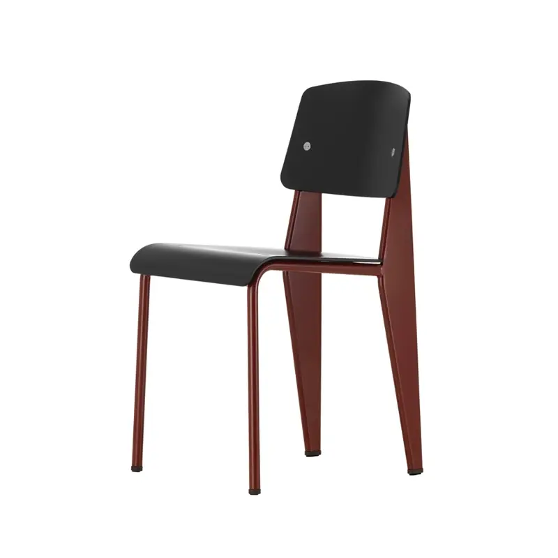 Chaise STANDARD SP Noir/ Rouge japonaisVITRA Must-Have