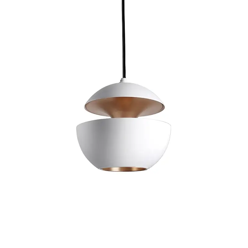 Commander Maintenant Pendant Light HERE COMES THE SUN 175 White & copperDCW EDITIONS
