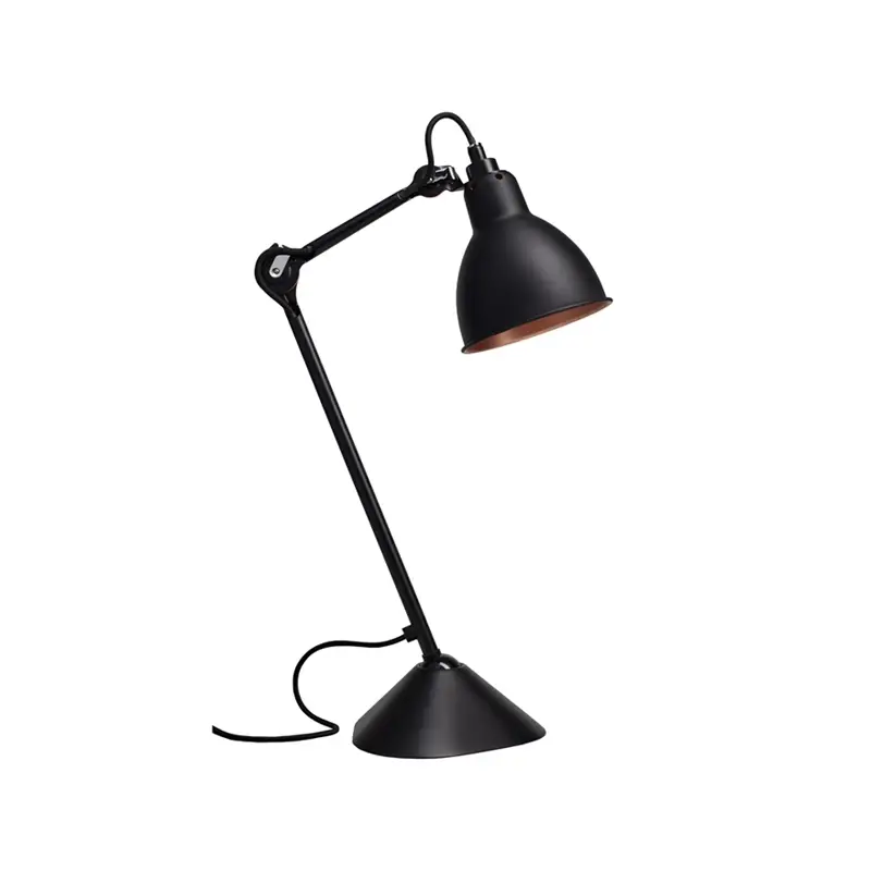 Lampe à poser GRAS N°205 Noir/ intérieur cuivreDCW EDITIONS Nouvelle Collection