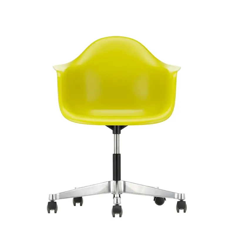Fauteuil de bureau EAMES PLASTIC ARMCHAIR PACC Moutarde REVITRA Petit Prix