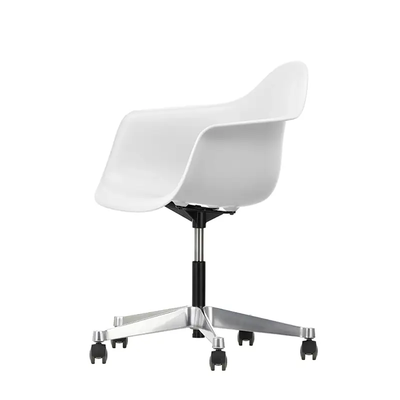 Bon Marché Fauteuil de bureau EAMES PLASTIC ARMCHAIR PACC Cotton white REVITRA