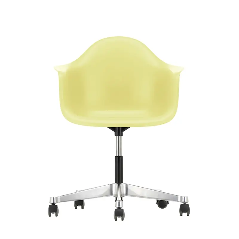 Meilleur Choix Fauteuil de bureau EAMES PLASTIC ARMCHAIR PACC Citron REVITRA