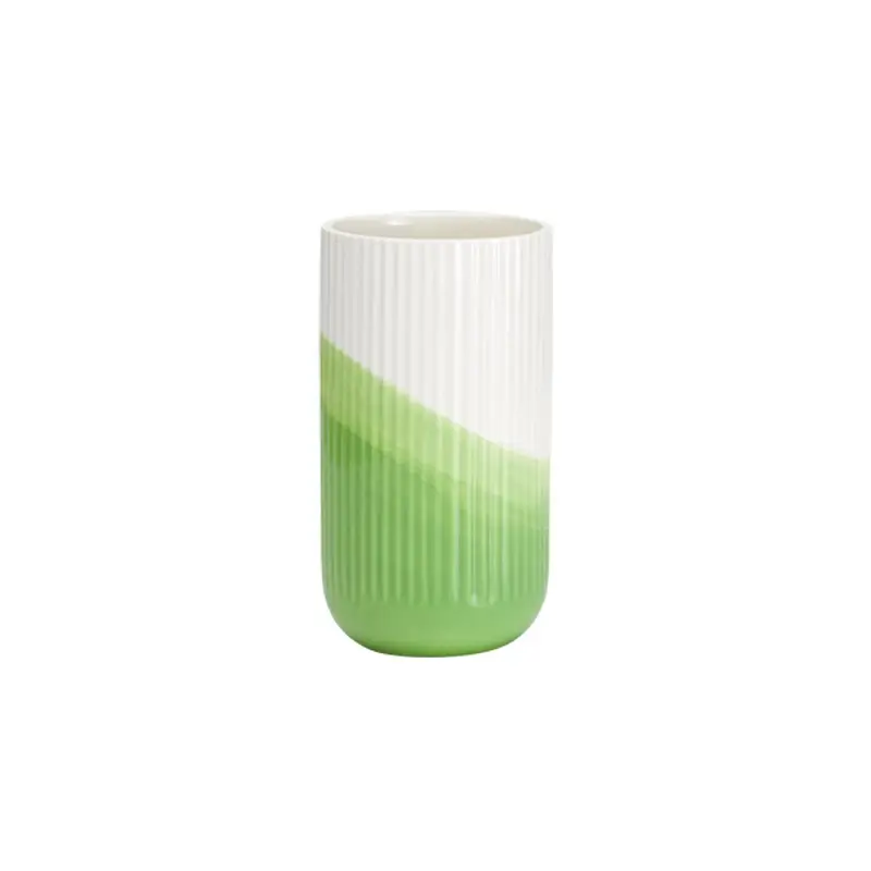 Commander Maintenant Vase Vase HERRINGBONE rainuré VertVITRA