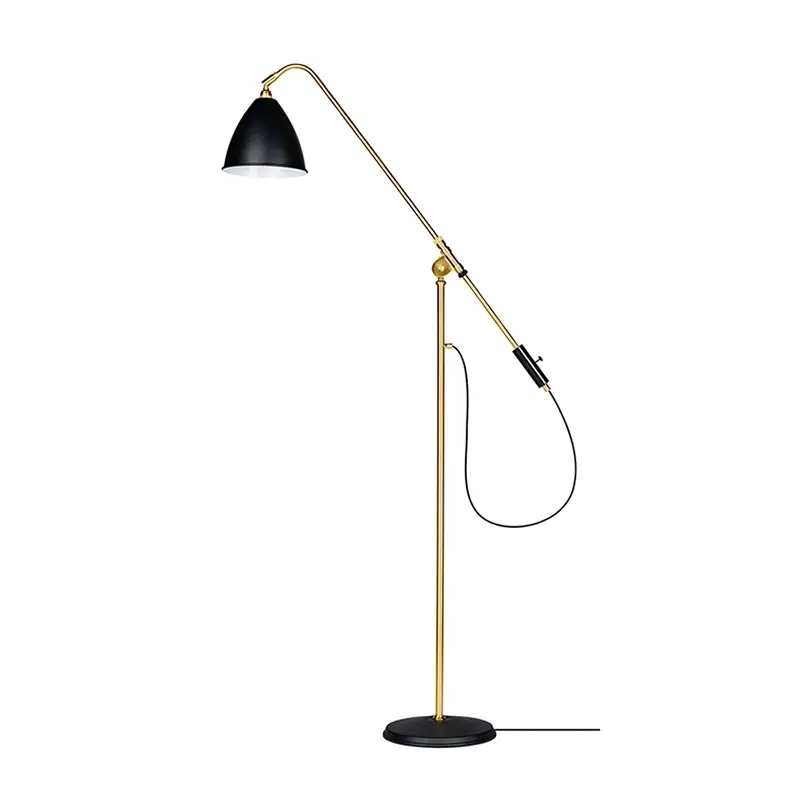 Floor Lamp BESTLITE BL4 Brass/ blackGUBI Jusqu'à Épuisement Des Stocks