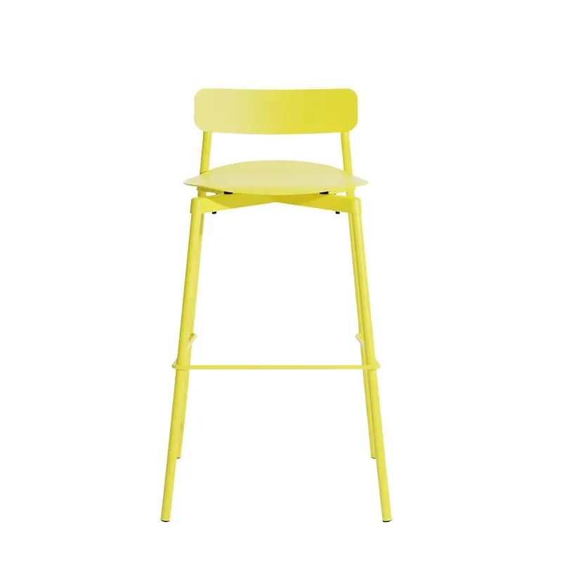 Tabouret haut FROMME H75 JaunePETITE FRITURE Paiement Sécurisé