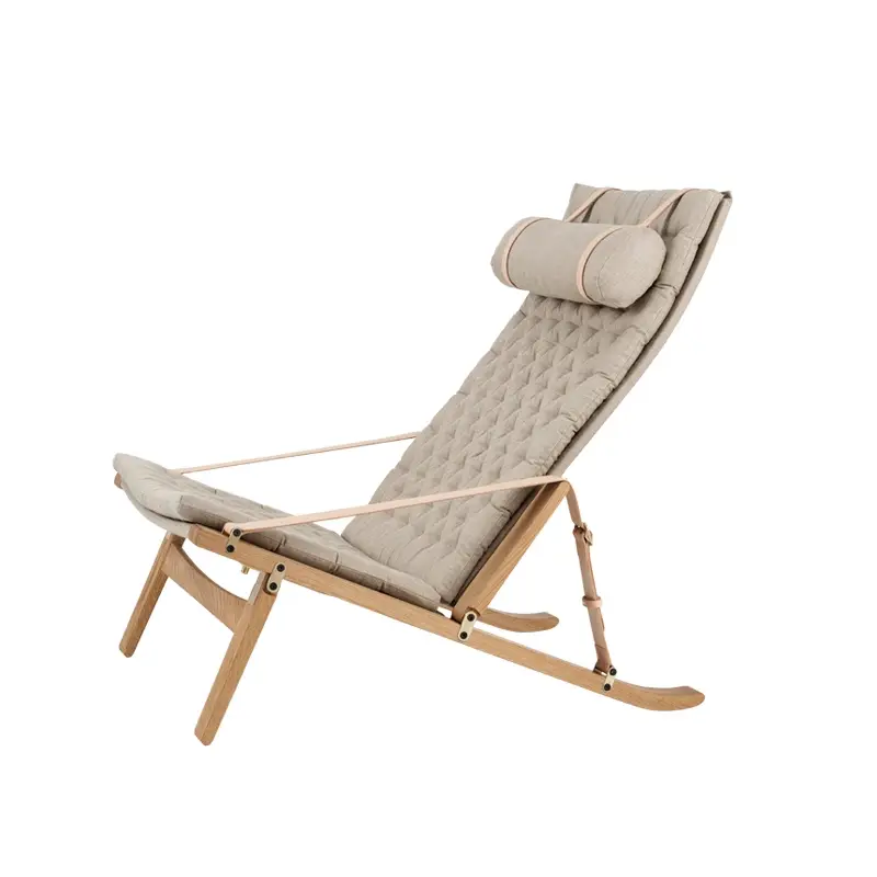 Easy chair PLICO FK10 Oiled oak/ natural canvasCARL HANSEN Petit Prix
