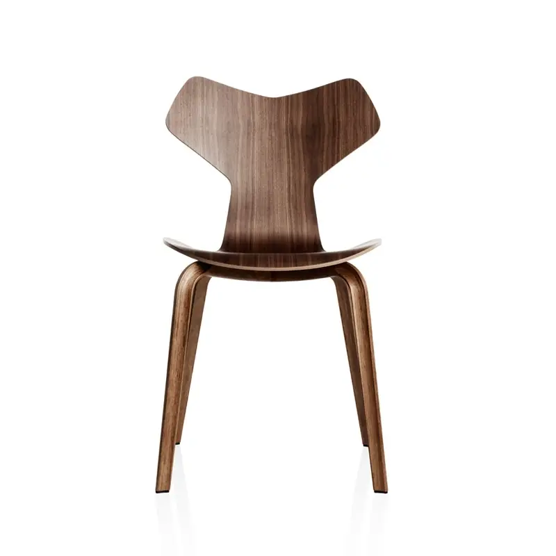 Dining Chair GRAND PRIX Walnut wooden legsFRITZ HANSEN Commander Vite