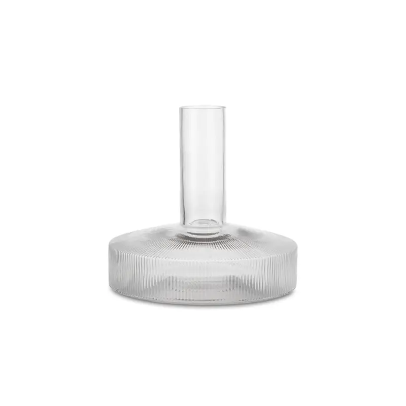 Glassware RIPPLE Transparent wine decanterFERM LIVING Commande En Gros