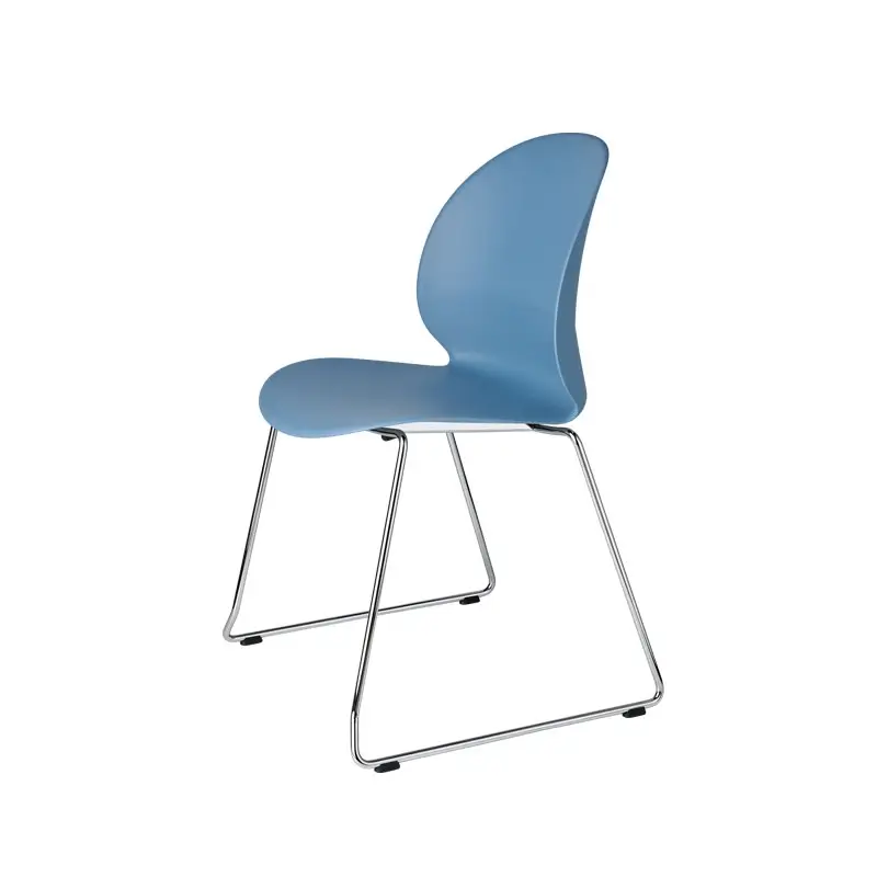 Paiement Sécurisé Chaise N02 RECYCLE piétement luge Bleu clairFRITZ HANSEN