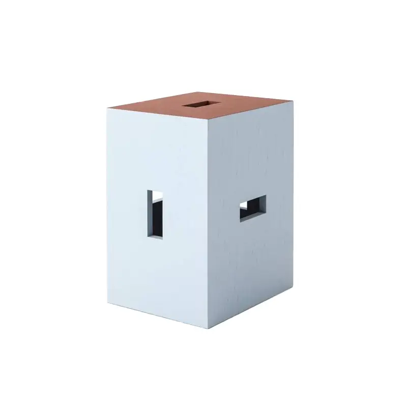 Tabouret LC14 NANTES REZE Marron et bleuCASSINA Top Vente