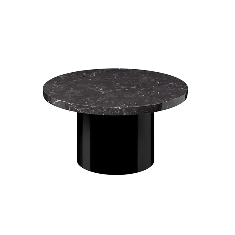 Coffee Table CT09 ENOKI Ø 55 x H 30 BlackE15 Paiement Sécurisé