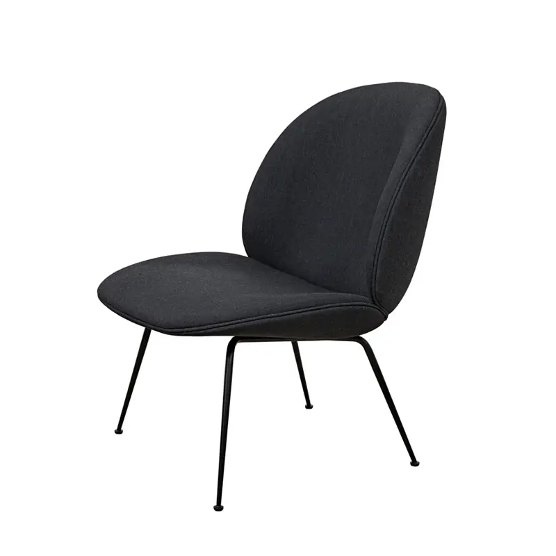Affaire À Saisir Fauteuil BEETLE LOUNGE Remix gris foncé 183/ acier noirGUBI