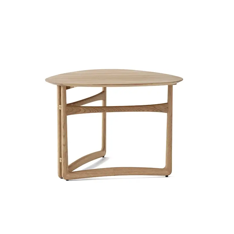 Table d'appoint guéridon DROP LEAF HM5 ChêneAND TRADITION Soldes