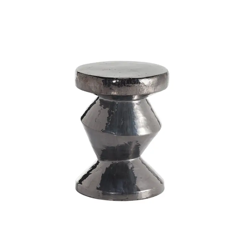 Outdoor Coffee Table INOUT 48 pedestal table Anthracite greyGERVASONI Commander Maintenant