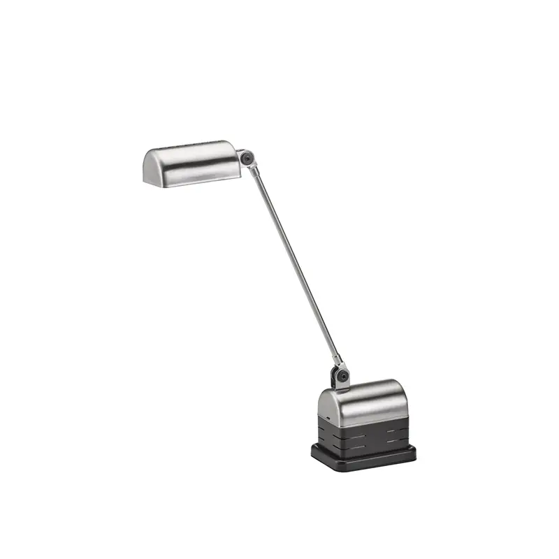 Promotion Saisonnière Lampe à poser DAPHINETTE PORTATILE Nickel brosséLUMINA