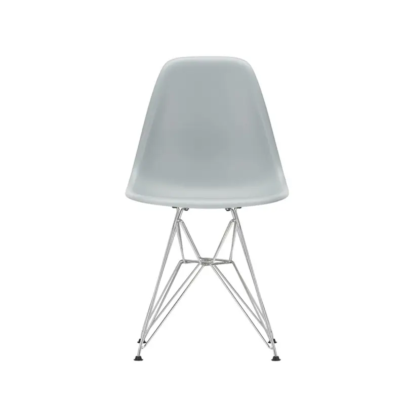 Dining Chair EAMES PLASTIC CHAIR DSR Feet Eiffel Tower Light grey REVITRA Haute Qualité