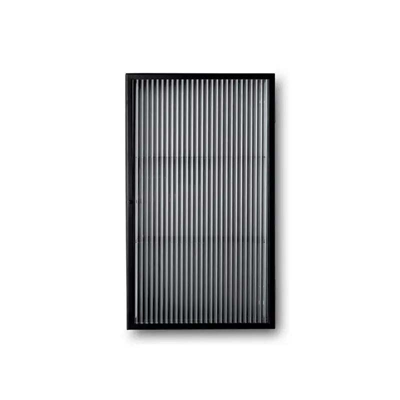 Achetez Aujourd'hui Meuble de rangement HAZE mural verre cannelé NoirFERM LIVING