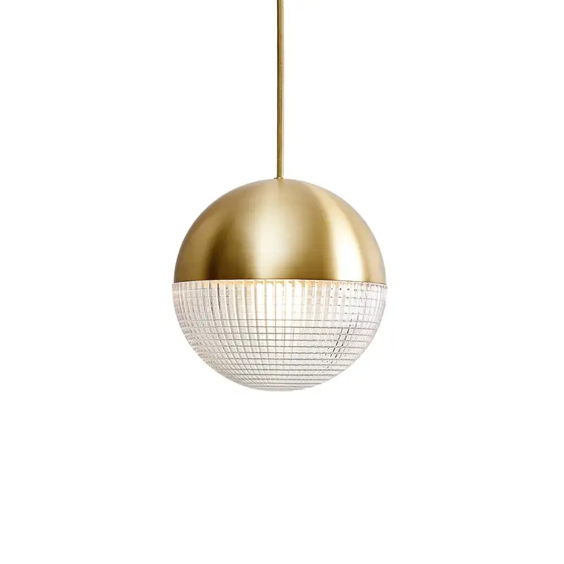 Suspension LITTLE LENS FLAIR Laiton brosséLEE BROOM Authentique