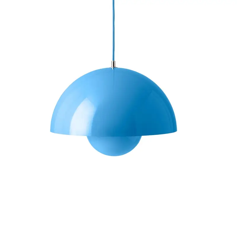 Pendant Light FLOWERPOT VP7 Blue swimAND TRADITION Authentique