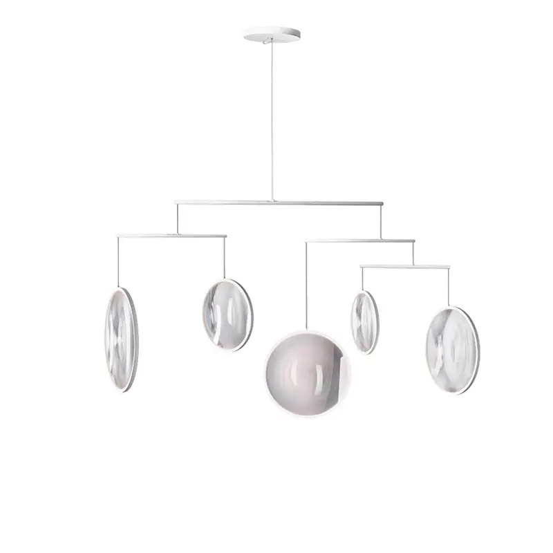 Nouvel Arrivage Pendant Light FOCUS x5 WhiteDCW EDITIONS