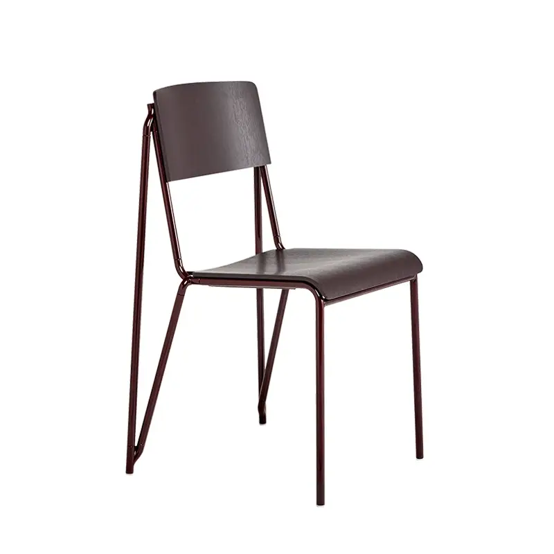 Acheter Direct Dining Chair PETIT STANDARD Dark burgundy/ dark burgundy feetHAY