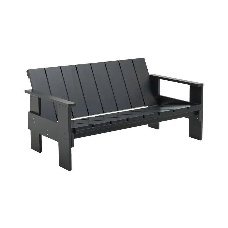 Outdoor Bench CRATE LOUNGE BlackHAY Acheter Direct