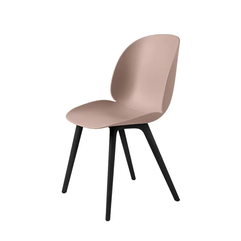 Haute Qualité Chaise BEETLE PLASTIQUE Rose douxGUBI