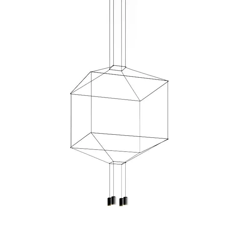 Jusqu'à Épuisement Des Stocks Pendant Light WIREFLOW 0309 BlackVIBIA