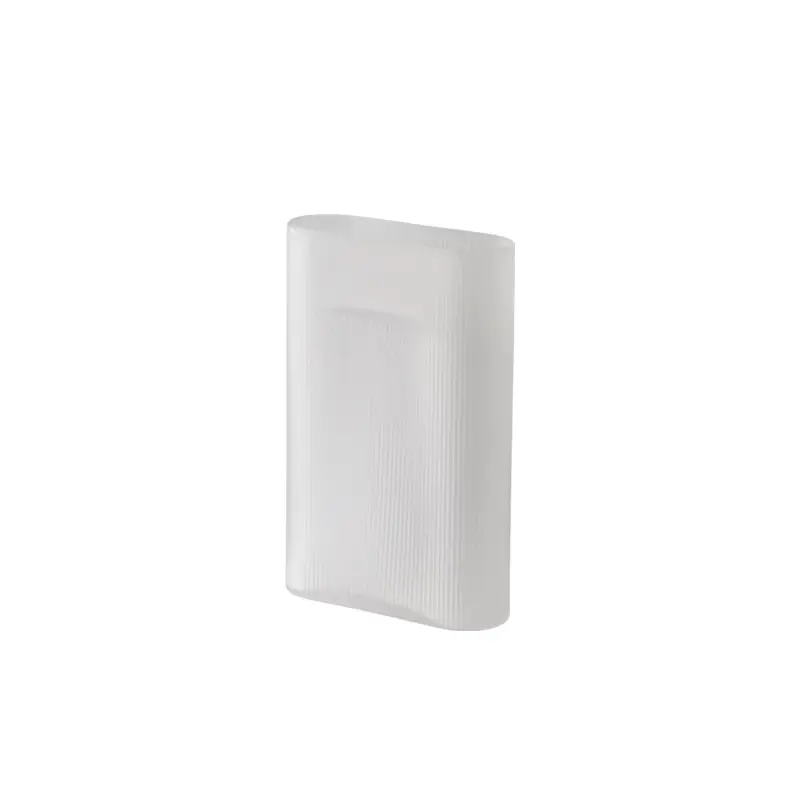 Vase VASE RIDGE Verre H 35 BlancMUUTO Haute Qualité