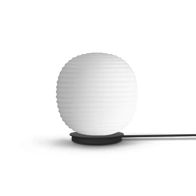 Commande En Gros Table Lamp LANTERN GLOBE White opal glassNEW WORKS