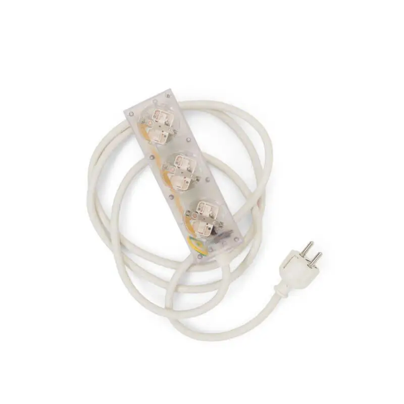 Soldes Objet pratique Multiprise POWER 2 m TransparentPEDESTAL