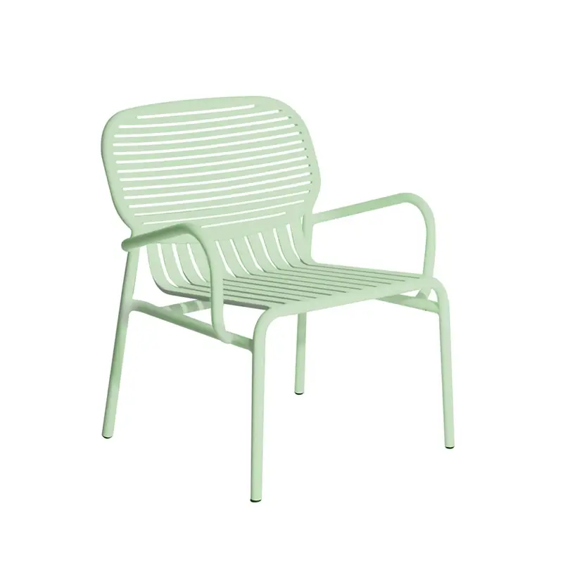Outdoor Lounge Chair WEEK-END Pastel GreenPETITE FRITURE Produit De Marque
