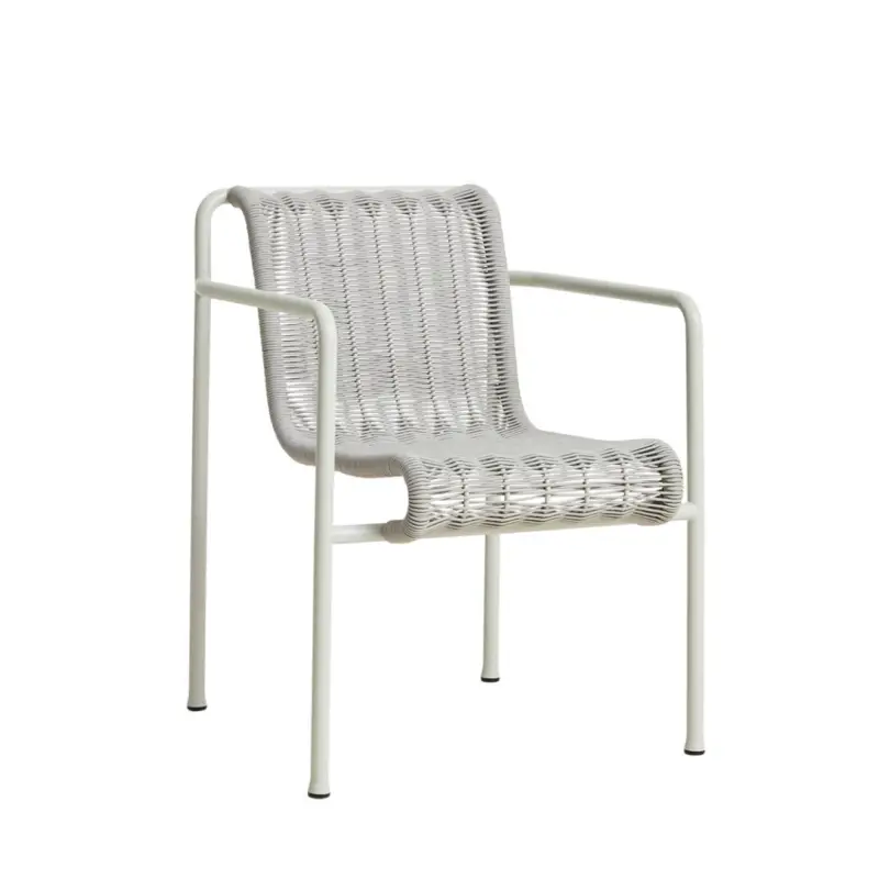 Certifié Outdoor Chair and Small Lounge Chair PALISSADE CORD Dining Armchair Sky GreyHAY