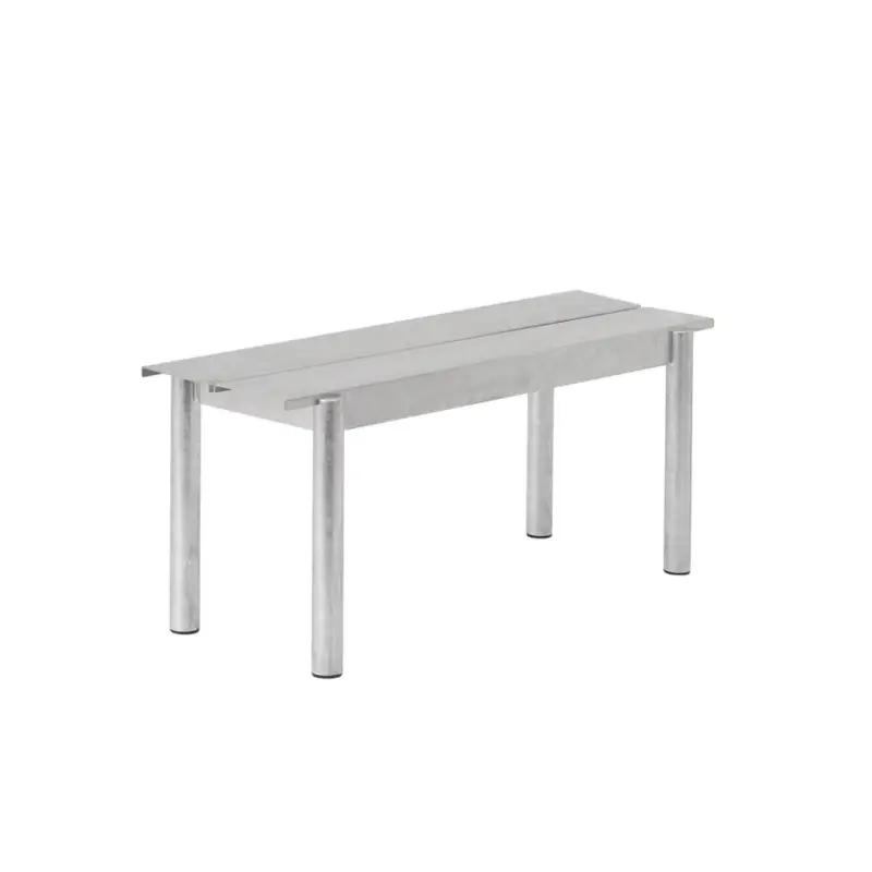 Meilleur Prix Designer Bench LINEAR STEEL GalvaniséMUUTO