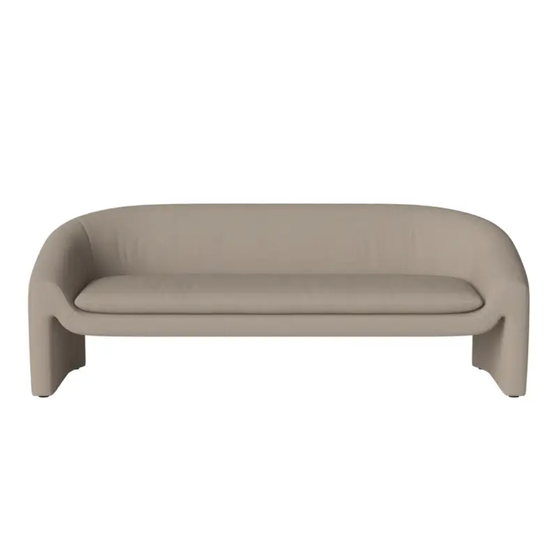 Nouvelle Collection Canapé MIELO 3 places Bergamo Beige foncéBOLIA