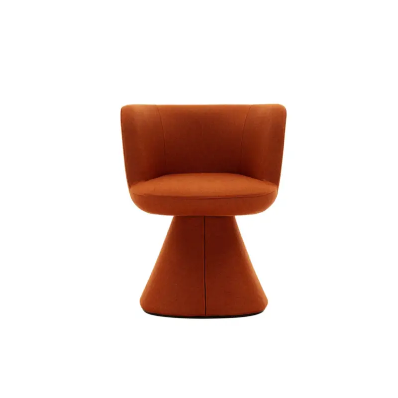 Chaise FLAIR O' Satin Adria orangeB&B ITALIA Paiement Sécurisé