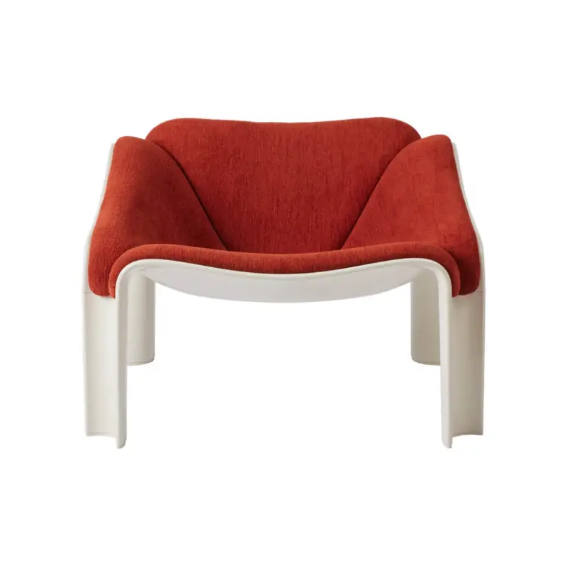 Produit De Marque Fauteuil F300 Alouette rouge 006 / Blanc AlbâtreGUBI