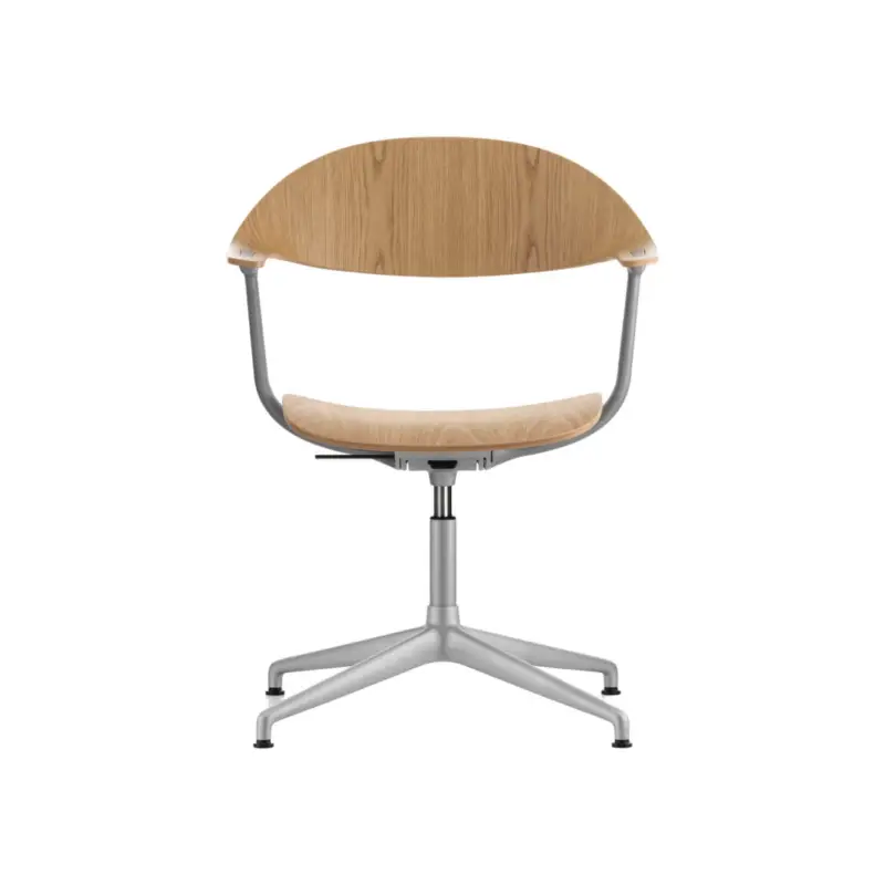 Chaise MYNT 4 branches patins Chêne / Aluminium sabléVITRA Vente Flash