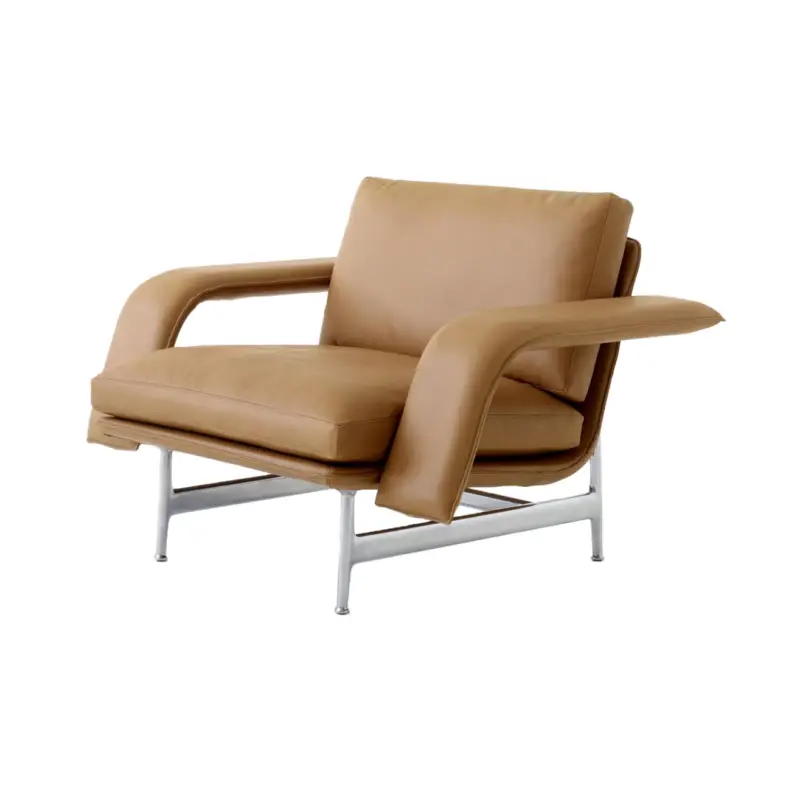 Vente Flash Easy chair MEANTIME AV29 Cognac LeatherAND TRADITION
